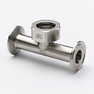 QualiTru TruStream7 Inspection Tee Tri-Clamp Port